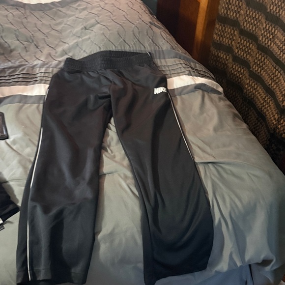 Nike Other - Nike Black Athletic Pants with White Logo